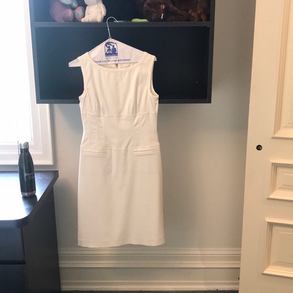 Hugo Boss Dresses & Skirts - Hugo Boss White Midi Dress
